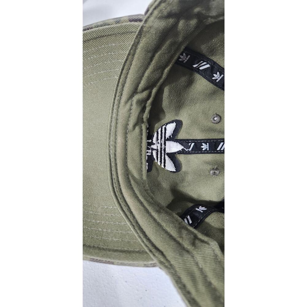 Adidas Originals Forest Camouflage Embroidered Trefoil Logo Hat Size OSFM - Picture 9 of 12